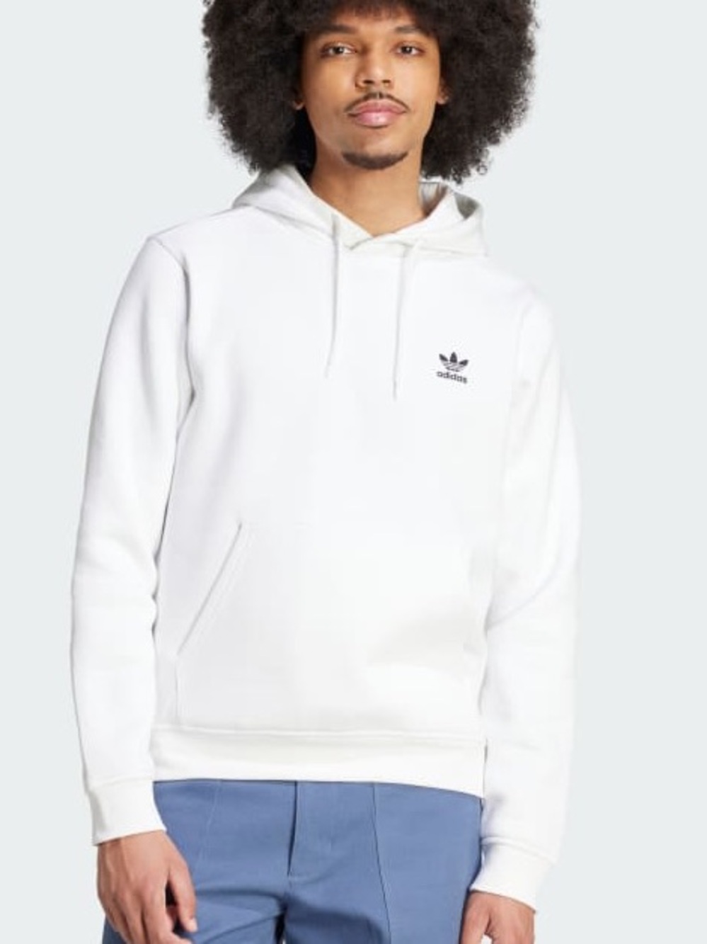 ADIDAS TREFOIL ESSENTIALS HOODIE Size Medium NWT